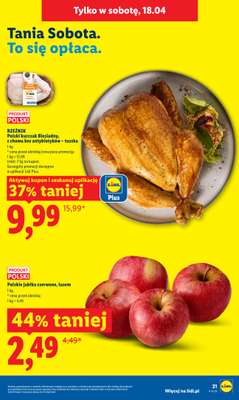 Lidl - gazetka promocyjna Oferta od czwartku od czwartku 16.04 do soboty 18.04 - strona 21