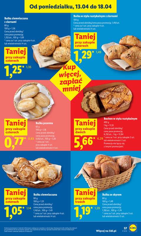 Lidl - gazetka promocyjna Oferta od czwartku od czwartku 16.04 do soboty 18.04 - strona 59