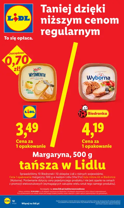 Lidl - gazetka promocyjna Oferta od czwartku od czwartku 16.04 do soboty 18.04 - strona 12
