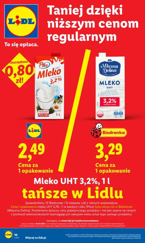 Lidl - gazetka promocyjna Oferta od czwartku od czwartku 16.04 do soboty 18.04 - strona 10