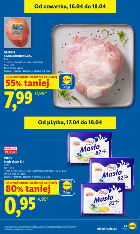 Lidl - gazetka promocyjna Oferta od czwartku od czwartku 16.04 do soboty 18.04 - strona 23