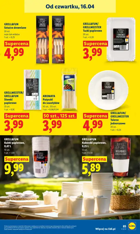 Lidl - gazetka promocyjna Oferta od czwartku od czwartku 16.04 do soboty 18.04 - strona 91