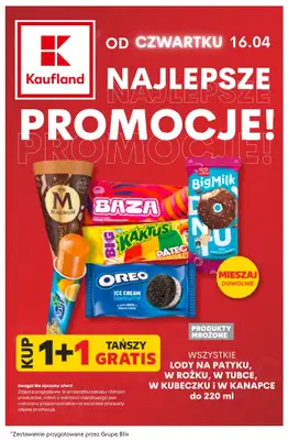 Kaufland - gazetka promocyjna Najlepsze promocje! od czwartku 16.04 do środy 22.04