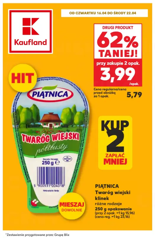 Kaufland - gazetka promocyjna Najlepsze promocje! od czwartku 16.04 do środy 22.04 - strona 5