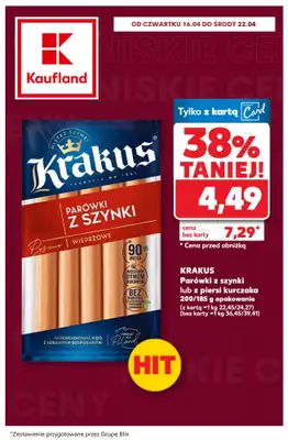 Kaufland - gazetka promocyjna Najlepsze promocje! od czwartku 16.04 do środy 22.04 - strona 8
