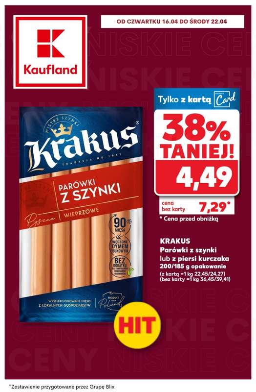 Kaufland - gazetka promocyjna Najlepsze promocje! od czwartku 16.04 do środy 22.04 - strona 8