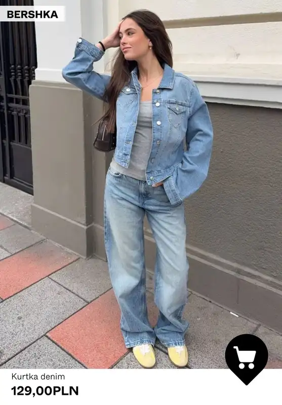 Bershka - gazetka promocyjna Damskie kurtki jeansowe od czwartku 16.04  - strona 8