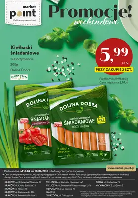 Market Point - gazetka promocyjna Promocje weekendowe od czwartku 16.04 do soboty 18.04 - strona 9