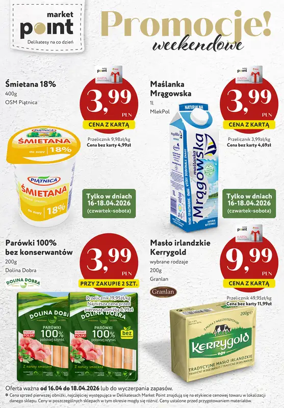 Market Point - gazetka promocyjna Promocje weekendowe od czwartku 16.04 do soboty 18.04 - strona 8