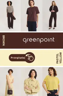 Greenpoint - gazetka promocyjna Brown & Pastel Yellow – najmodniejsze kolory sezonu od czwartku 16.04 