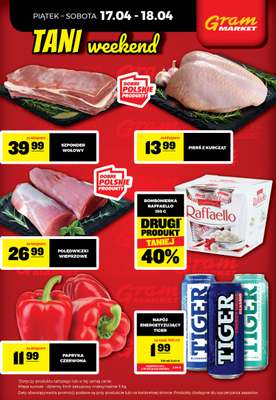 Gram Market - gazetka promocyjna Cały tydzień niskie ceny od piątku 17.04 do środy 22.04 - strona 2
