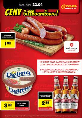 Gram Market - gazetka promocyjna Cały tydzień niskie ceny od piątku 17.04 do środy 22.04 - strona 3