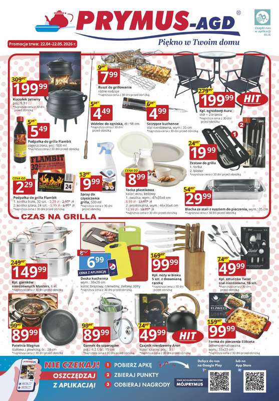 Prymus AGD - gazetka promocyjna Gazetka od środy 22.04 do piątku 22.05