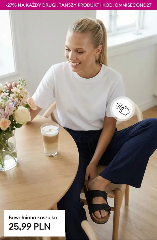 Sinsay - gazetka promocyjna -27% na KAŻDY drugi, tańszy produkt   - strona 2