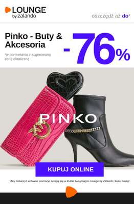 Lounge by Zalando - gazetka promocyjna Do -76%  Pinko - Buty & Akcesoria od czwartku 16.04 do niedzieli 19.04