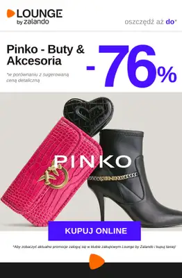 Lounge by Zalando - gazetka promocyjna Do -76%  Pinko - Buty & Akcesoria od czwartku 16.04 do niedzieli 19.04