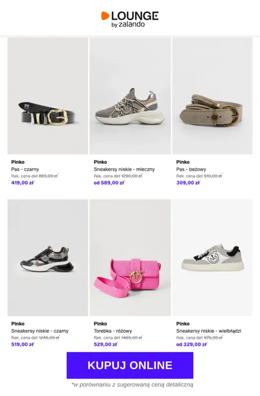 Lounge by Zalando - gazetka promocyjna Do -76%  Pinko - Buty & Akcesoria od czwartku 16.04 do niedzieli 19.04 - strona 6