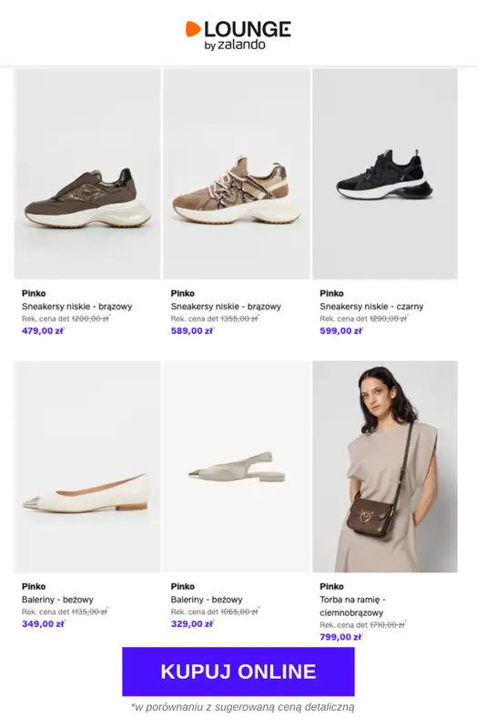 Lounge by Zalando - gazetka promocyjna Do -76%  Pinko - Buty & Akcesoria od czwartku 16.04 do niedzieli 19.04 - strona 7