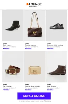 Lounge by Zalando - gazetka promocyjna Do -76%  Pinko - Buty & Akcesoria od czwartku 16.04 do niedzieli 19.04 - strona 8
