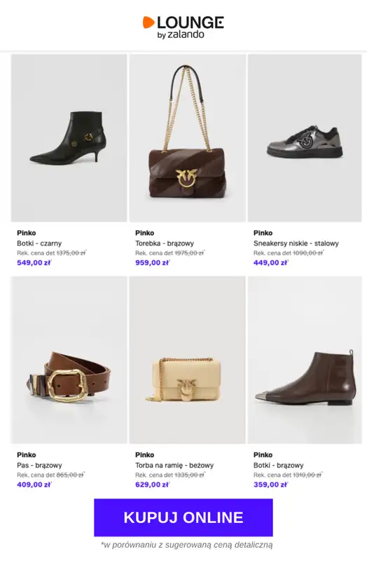 Lounge by Zalando - gazetka promocyjna Do -76%  Pinko - Buty & Akcesoria od czwartku 16.04 do niedzieli 19.04 - strona 8