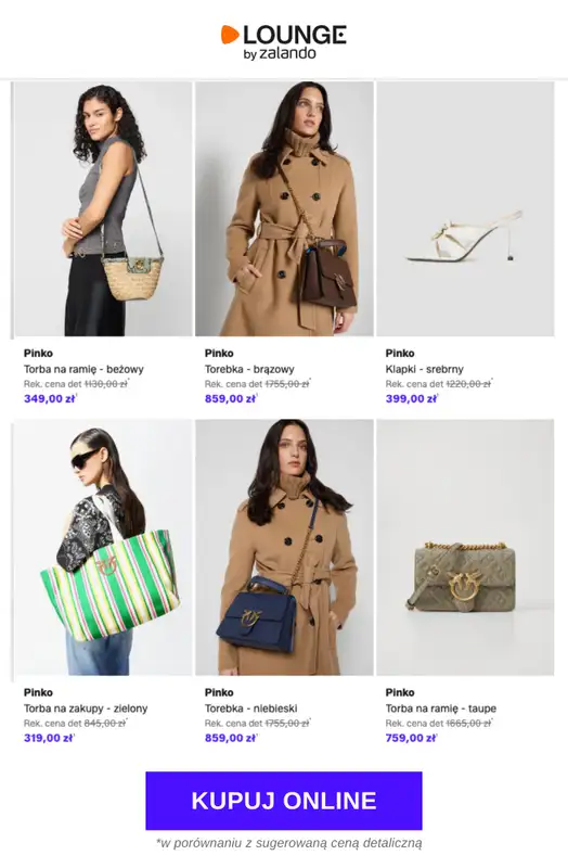 Lounge by Zalando - gazetka promocyjna Do -76%  Pinko - Buty & Akcesoria od czwartku 16.04 do niedzieli 19.04 - strona 11
