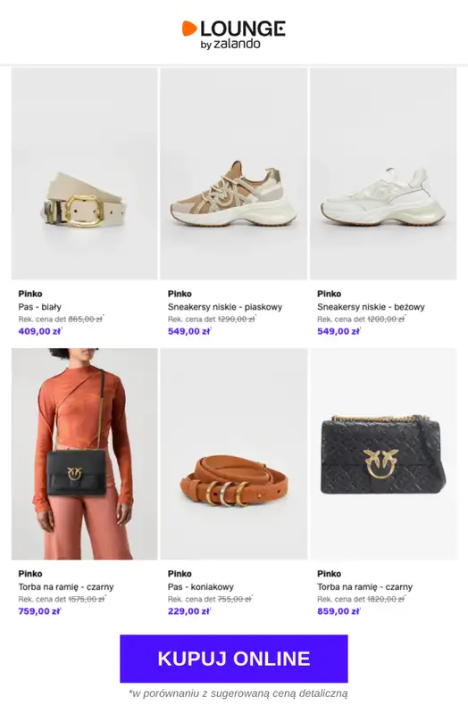 Lounge by Zalando - gazetka promocyjna Do -76%  Pinko - Buty & Akcesoria od czwartku 16.04 do niedzieli 19.04 - strona 5