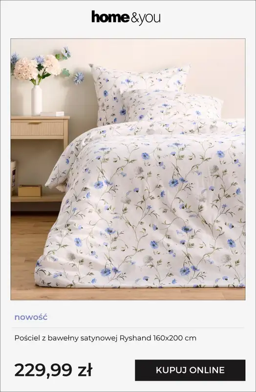 home&you - gazetka promocyjna Nowości: pościele od czwartku 16.04 do niedzieli 26.04 - strona 7