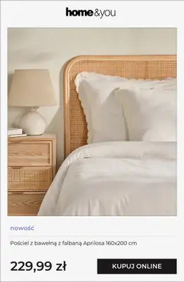 home&you - gazetka promocyjna Nowości: pościele od czwartku 16.04 do niedzieli 26.04 - strona 6