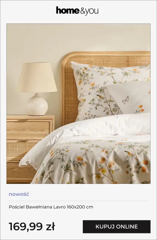 home&you - gazetka promocyjna Nowości: pościele od czwartku 16.04 do niedzieli 26.04 - strona 8