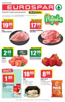 SPAR - gazetka promocyjna Gazetka Eurospar od środy 22.04 do niedzieli 03.05