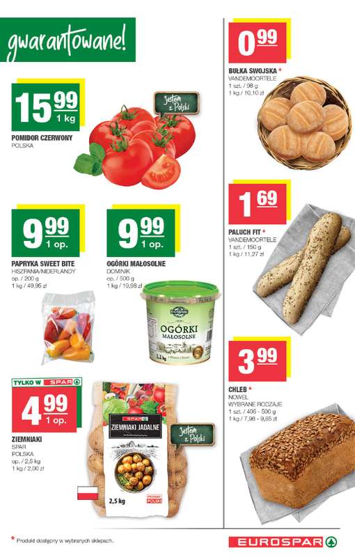 SPAR - gazetka promocyjna Gazetka Eurospar od środy 22.04 do niedzieli 03.05 - strona 3