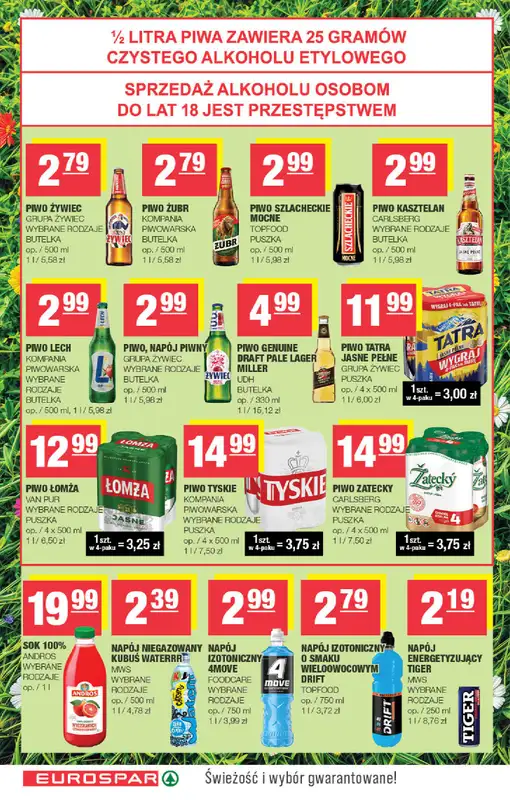SPAR - gazetka promocyjna Gazetka Eurospar od środy 22.04 do niedzieli 03.05 - strona 12