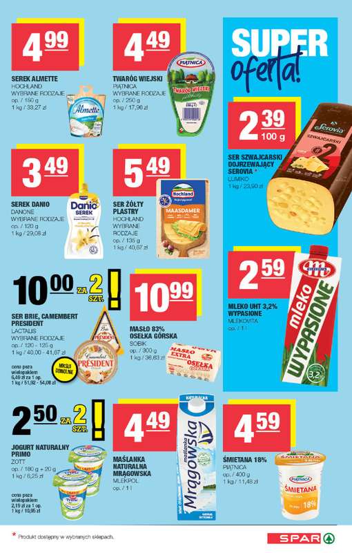 SPAR - gazetka promocyjna Gazetka Spar od środy 22.04 do niedzieli 03.05 - strona 3