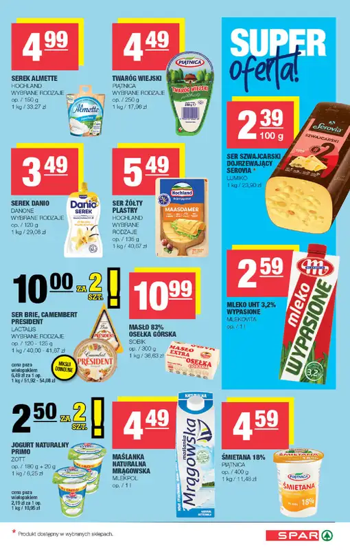 SPAR - gazetka promocyjna Gazetka Spar od środy 22.04 do niedzieli 03.05 - strona 3