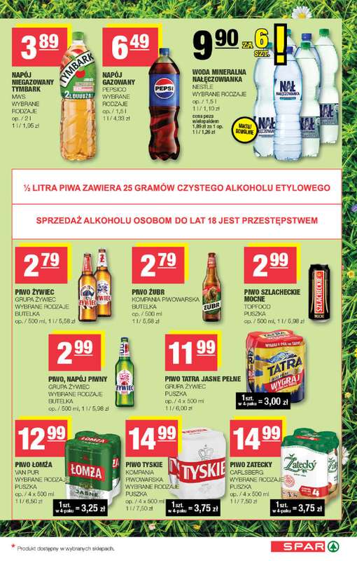 SPAR - gazetka promocyjna Gazetka Spar od środy 22.04 do niedzieli 03.05 - strona 7