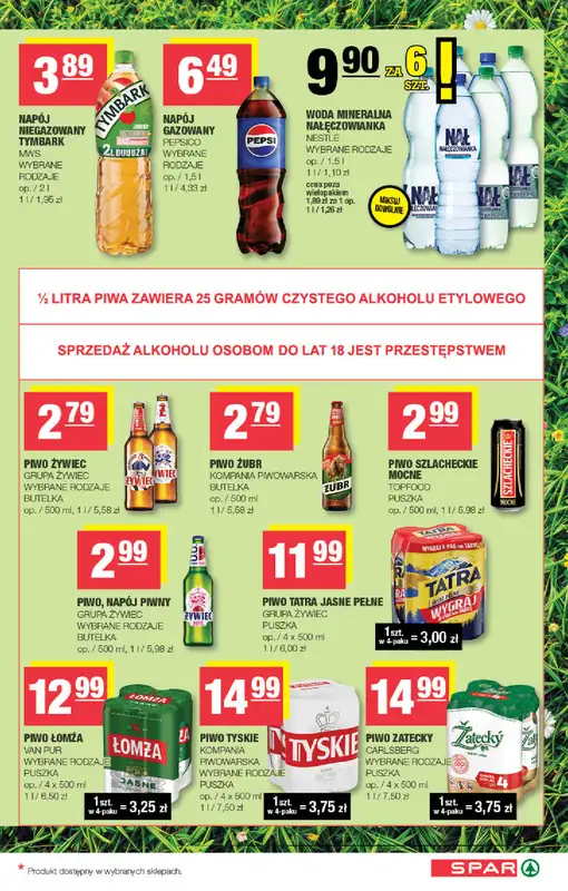 SPAR - gazetka promocyjna Gazetka Spar od środy 22.04 do niedzieli 03.05 - strona 7