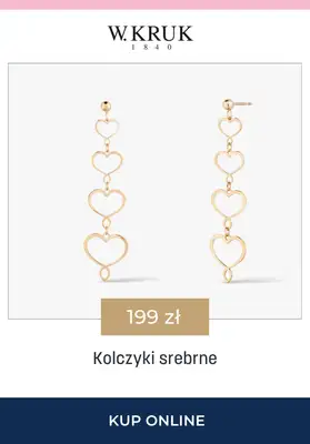 BEST SALE - gazetka promocyjna W.Kruk |  -15% na kolczyki od czwartku 16.04 do środy 22.04 - strona 4