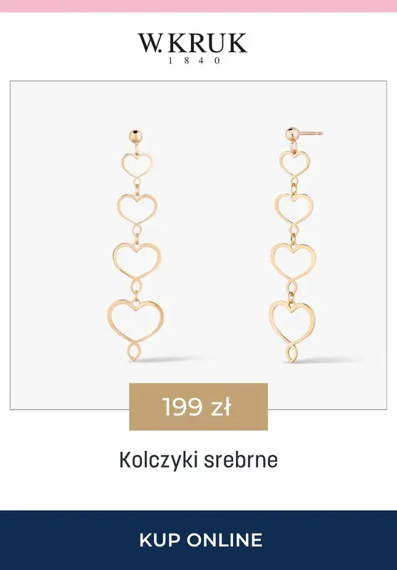 BEST SALE - gazetka promocyjna W.Kruk |  -15% na kolczyki od czwartku 16.04 do środy 22.04 - strona 4