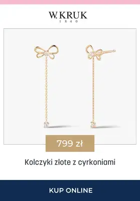 BEST SALE - gazetka promocyjna W.Kruk |  -15% na kolczyki od czwartku 16.04 do środy 22.04 - strona 7