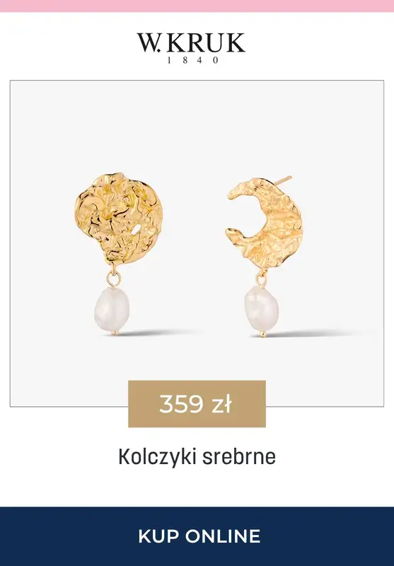 BEST SALE - gazetka promocyjna W.Kruk |  -15% na kolczyki od czwartku 16.04 do środy 22.04 - strona 9