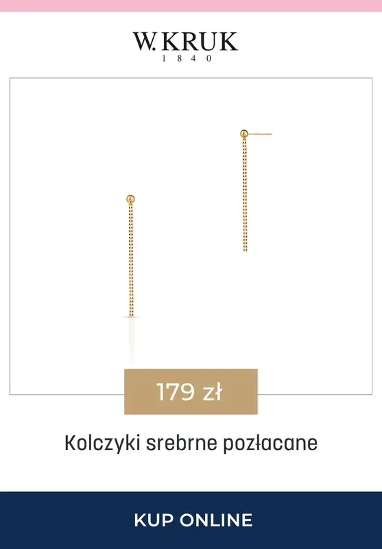 BEST SALE - gazetka promocyjna W.Kruk |  -15% na kolczyki od czwartku 16.04 do środy 22.04 - strona 10