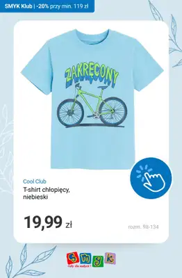 Smyk - gazetka promocyjna -20% przy zakupach za min. 119 zł - Dni Klubowiczów! od czwartku 16.04 do poniedziałku 20.04 - strona 9