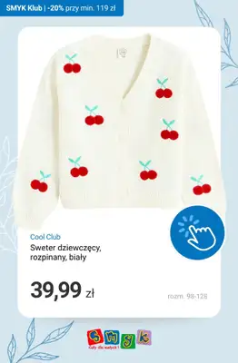 Smyk - gazetka promocyjna -20% przy zakupach za min. 119 zł - Dni Klubowiczów! od czwartku 16.04 do poniedziałku 20.04 - strona 5