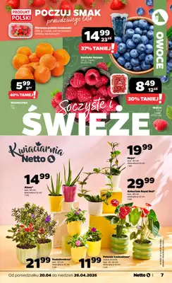 Netto - gazetka promocyjna Gazetka Spożywcza od poniedziałku 20.04 do niedzieli 26.04 - strona 7