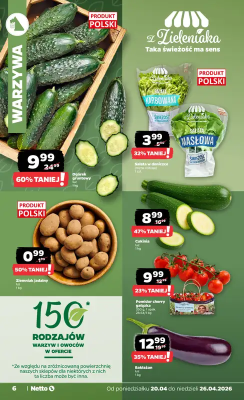 Netto - gazetka promocyjna Gazetka Spożywcza od poniedziałku 20.04 do niedzieli 26.04 - strona 6