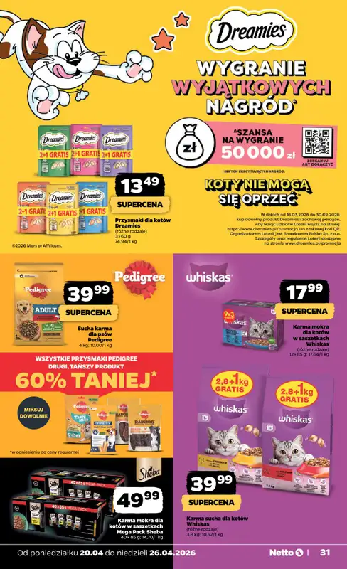 Netto - gazetka promocyjna Gazetka Spożywcza od poniedziałku 20.04 do niedzieli 26.04 - strona 31