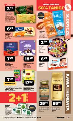Netto - gazetka promocyjna Gazetka Spożywcza od poniedziałku 20.04 do niedzieli 26.04 - strona 21