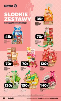 Netto - gazetka promocyjna Gazetka Spożywcza od poniedziałku 20.04 do niedzieli 26.04 - strona 20
