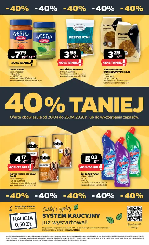 Netto - gazetka promocyjna Gazetka Spożywcza od poniedziałku 20.04 do niedzieli 26.04 - strona 33