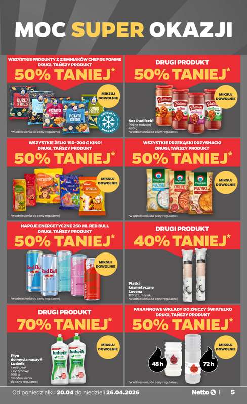 Netto - gazetka promocyjna Gazetka Spożywcza  do niedzieli 26.04 - strona 5
